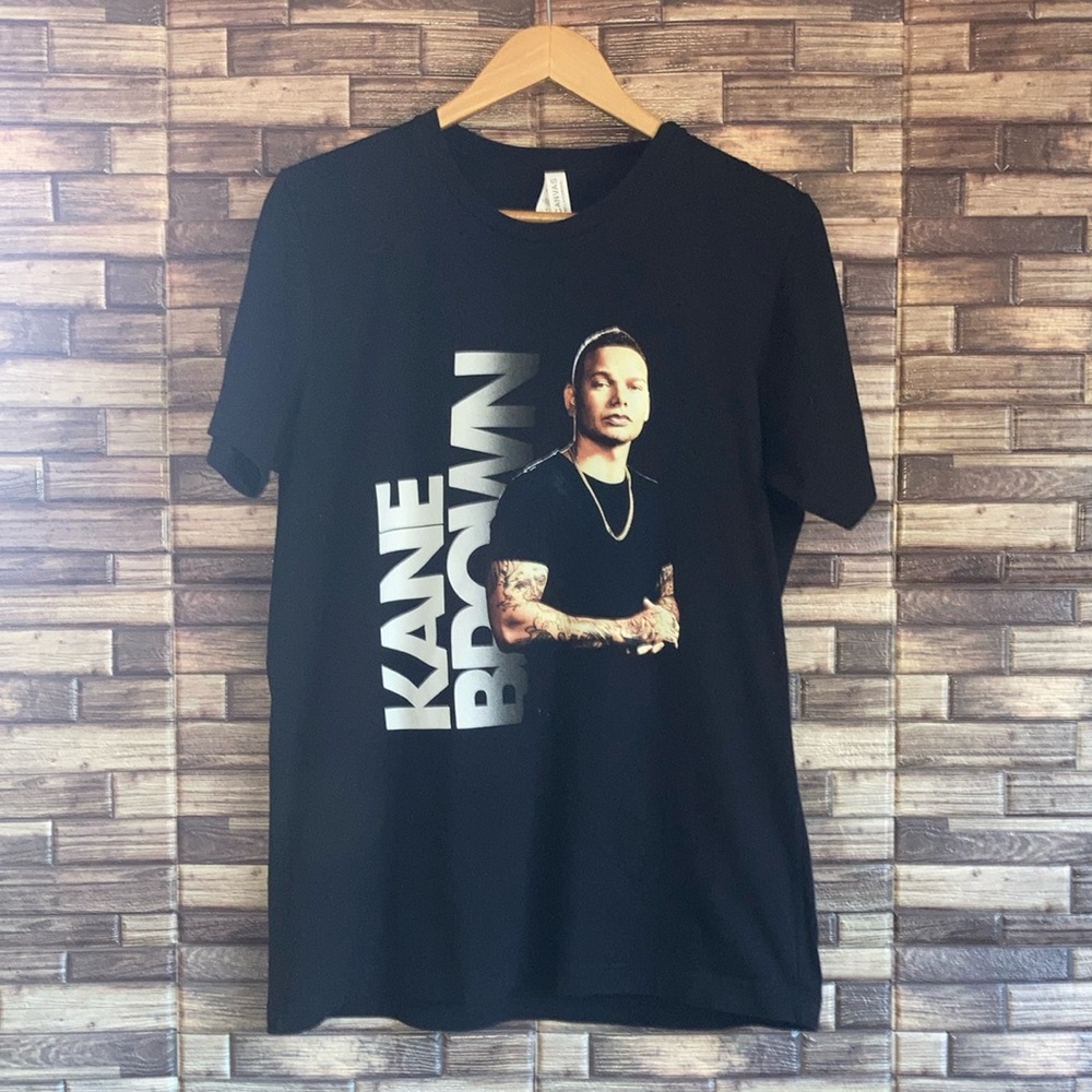 EUC Kane Brown Blessed And Free Tour T Shirt Bella +Canvas Large